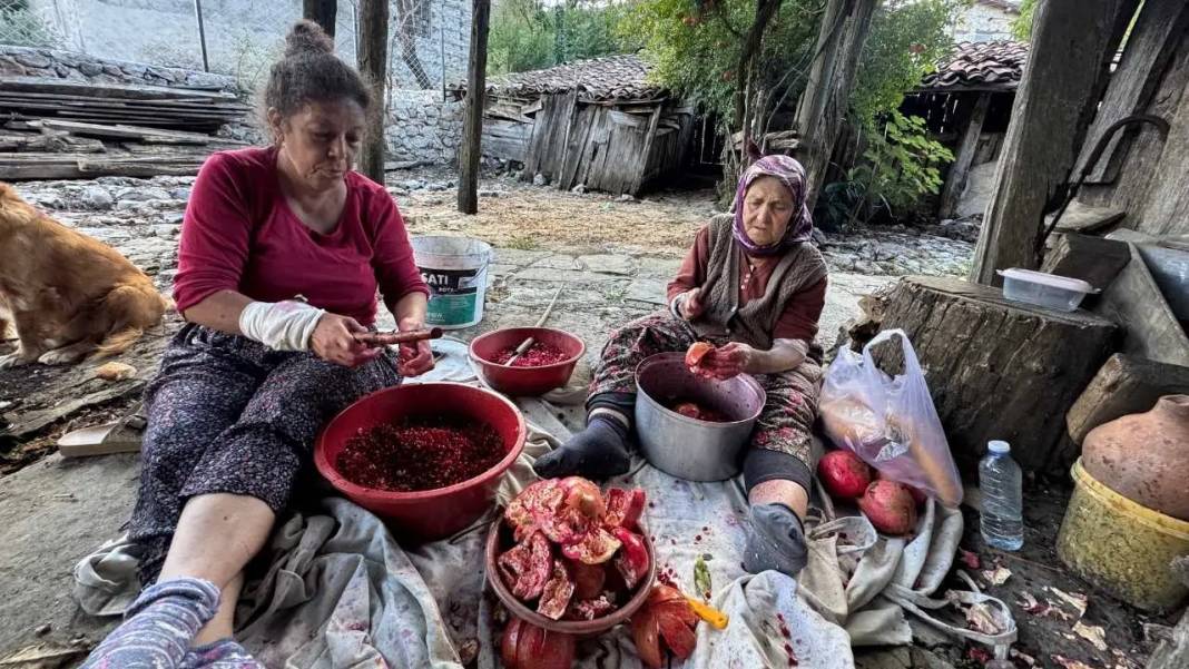 Antalya’da Kadınların Elinden Altın Değerinde Nar Ekşisi! 1